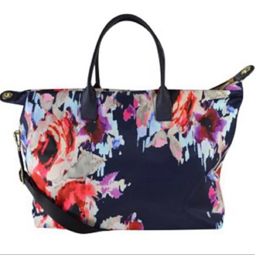 Kate Spade Nylon Lyla Hazy Floral Weekender